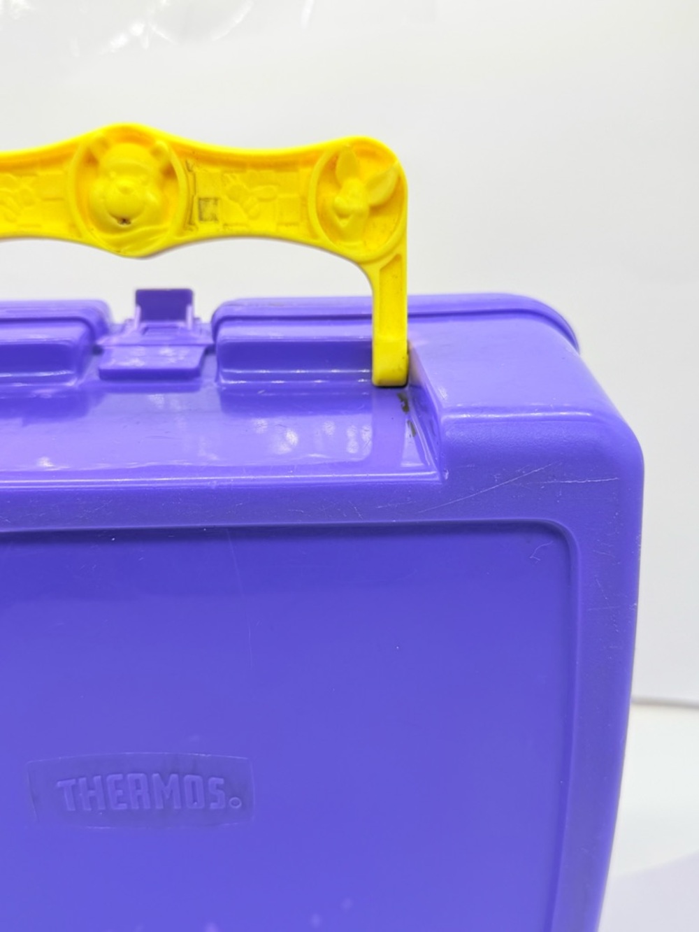 Vintage Thermos Disney Winnie the Pooh Lunch Box Purple Tigger Piglet 90s - Picture 8 of 10